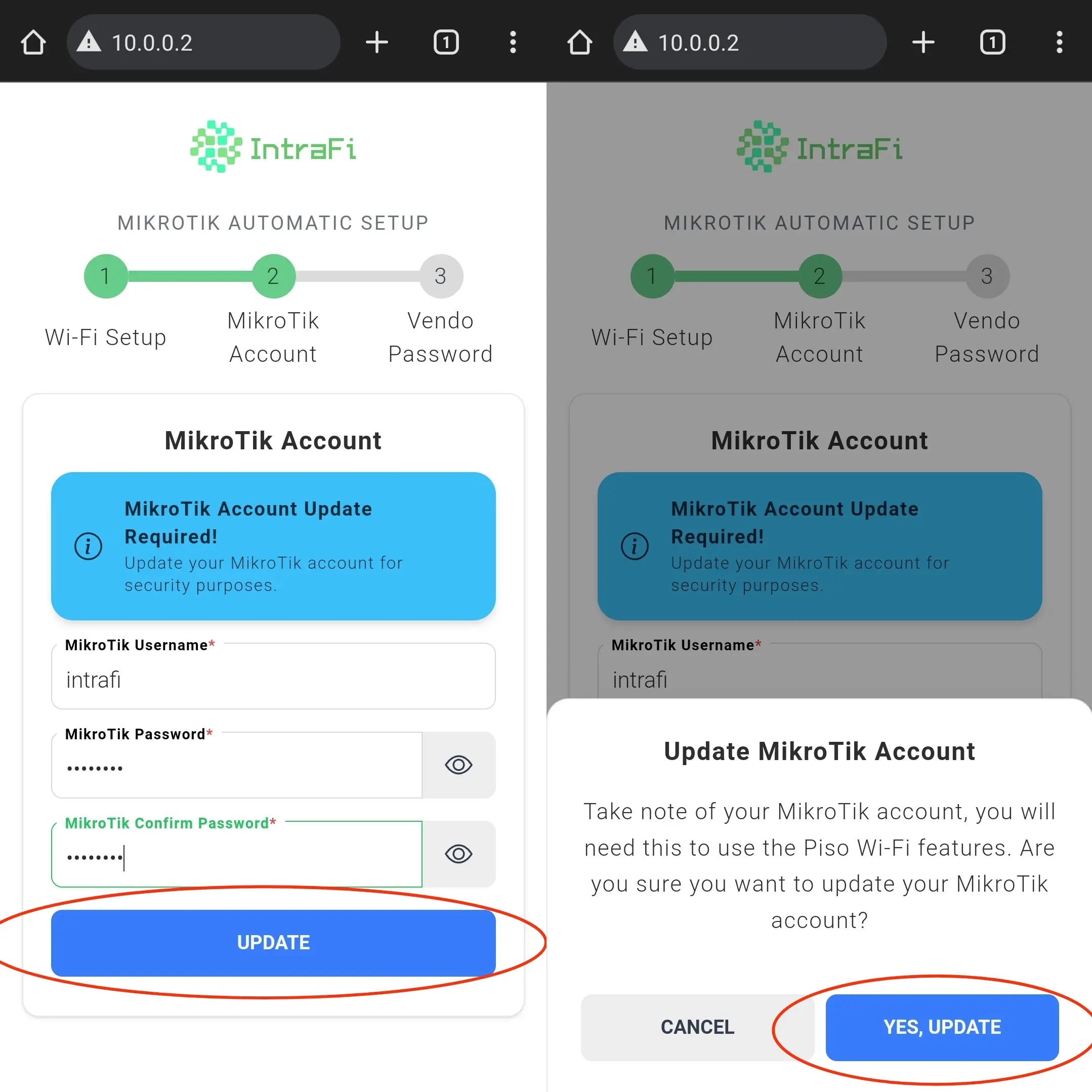 Setup NodeMCU ESP8266 MikroTik Account